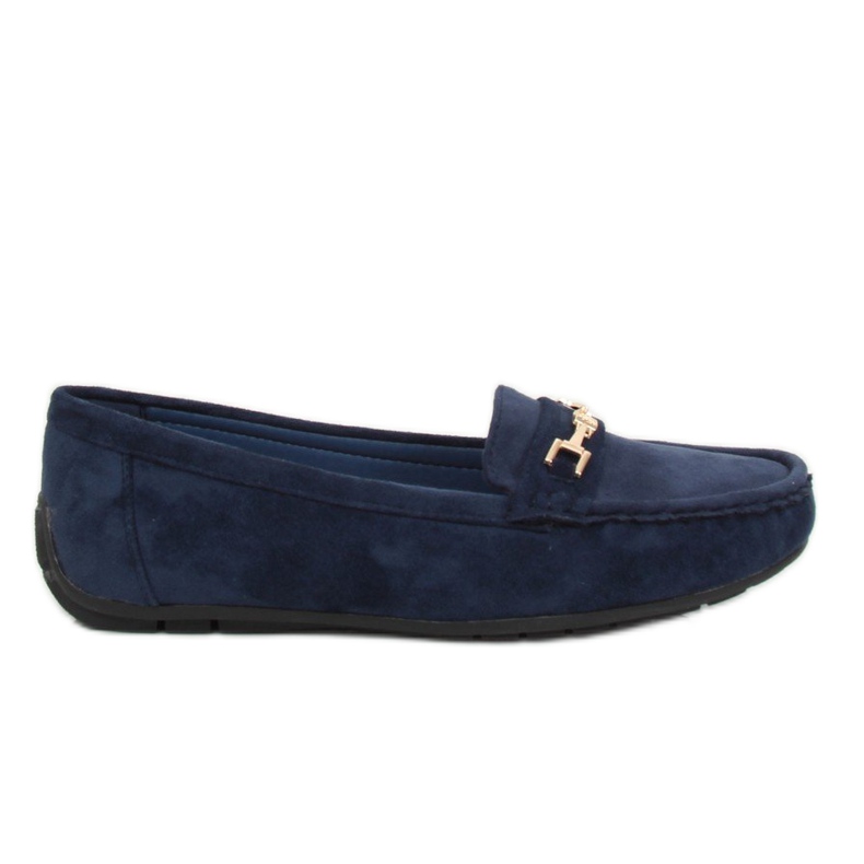Mocasini dama bleumarin R819 Navy albastru marin