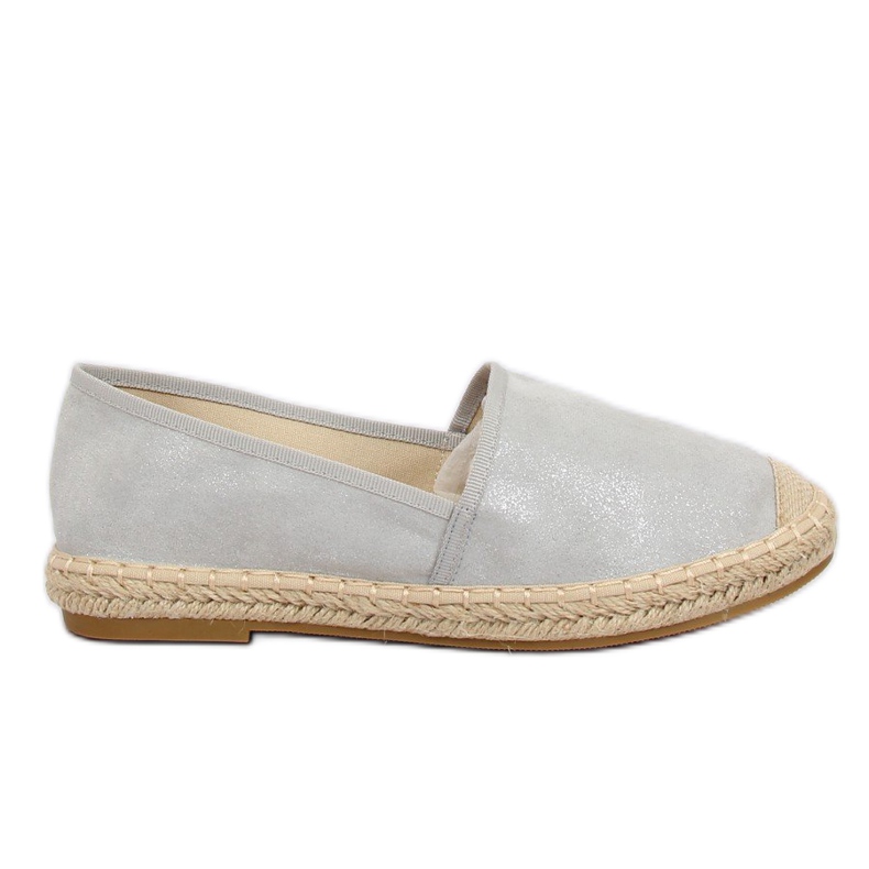 Espadrile gri pentru femei 665-3 Gri