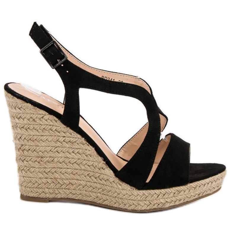 Espadrile Pe Sandale Kotrurnie negru
