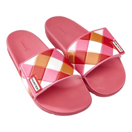 Hunter Womens original reglabil diapozitiv Weave Arcade roz multicolor
