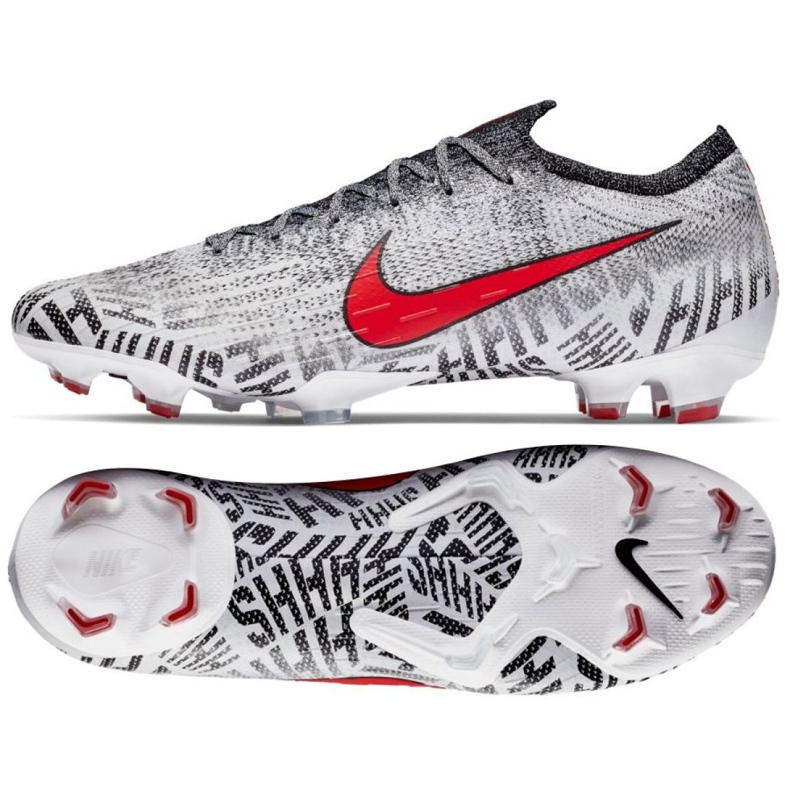 Pantofi de fotbal Nike Merurial Vapor 12 Elite Neymar Fg M AO3126-170 alb gri Pantofi de fotbal Nike Merurial Vapor 12 Elite Neymar Fg M AO3126-170 alb gri