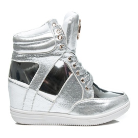 Vices Adidași la modă cu ornament gri