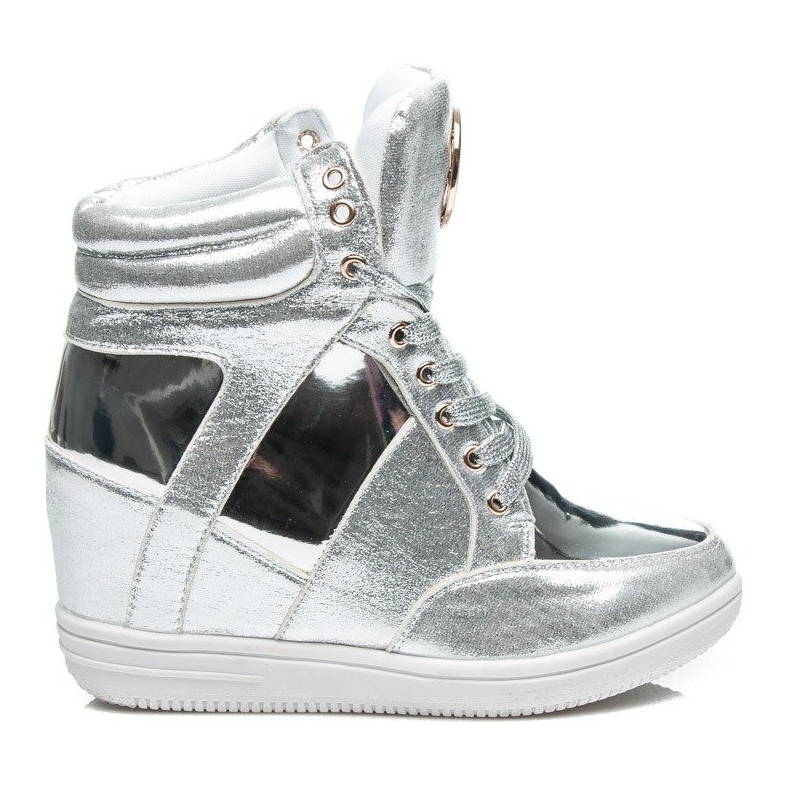 Vices Adidași la modă cu ornament gri