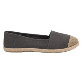 Espadrile gri la modă