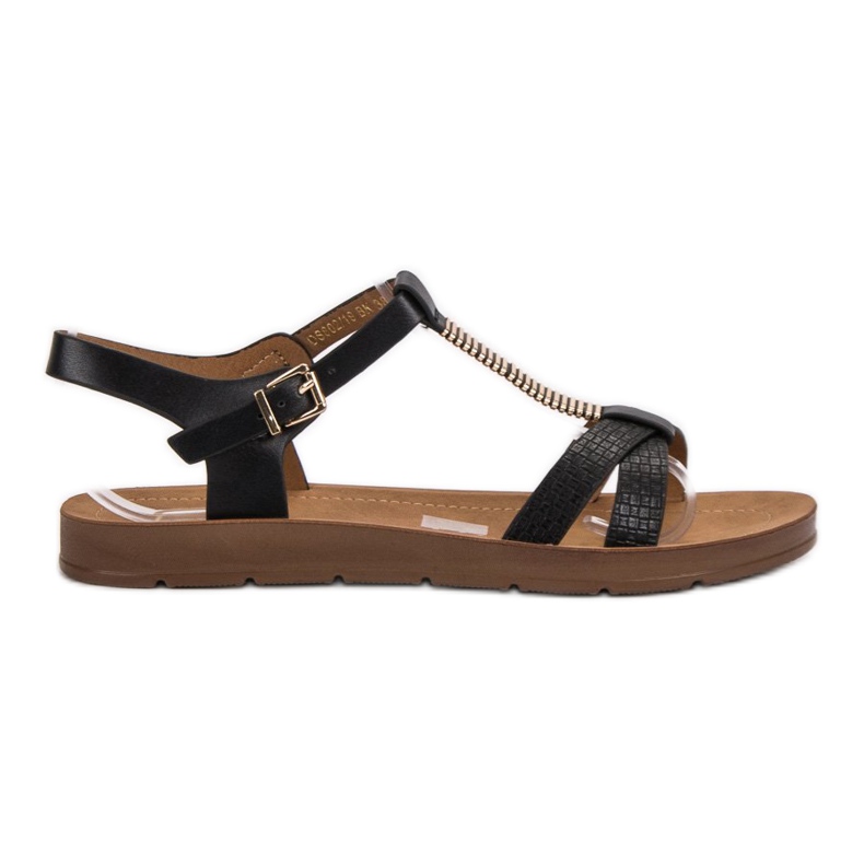 Filippo Sandale negre clasice negru