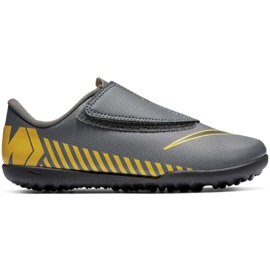 Pantofi de fotbal Nike Mercurial Vapor 12 Club Tf Jr AH7357-070 multicolor gri