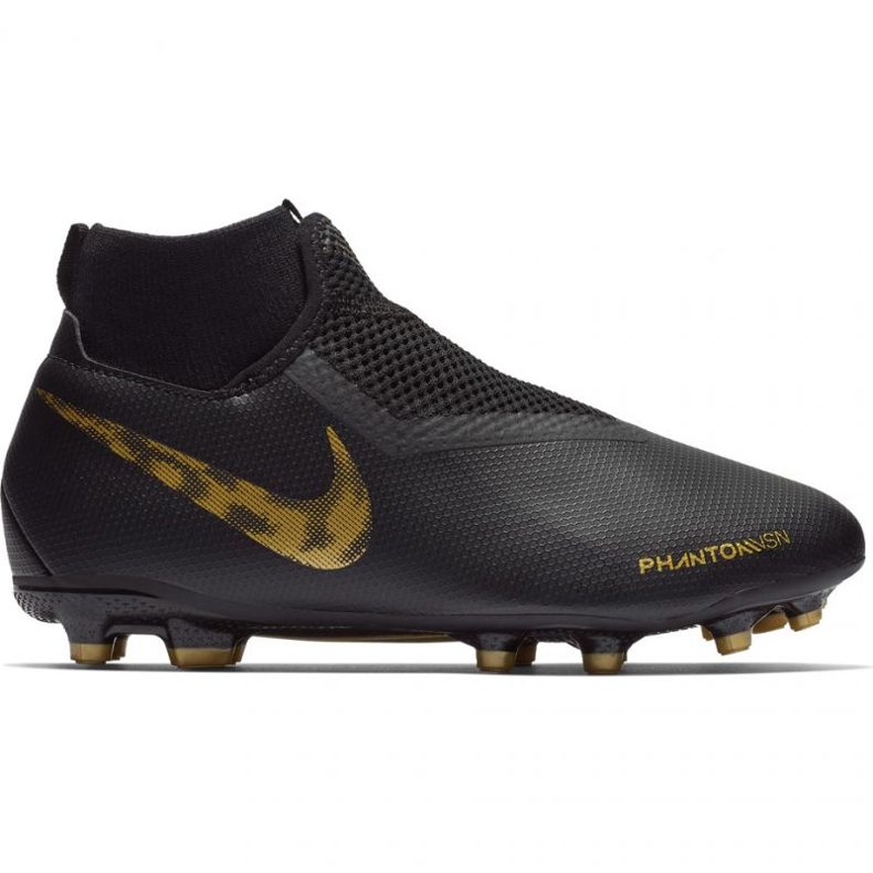 Pantofi de fotbal Nike Phantom Vsn Academy Df FG / MG Jr AO3287-077 negru negru
