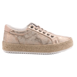 Betler Adidași la modă Espadrilles roz Betler Adidași la modă Espadrilles roz