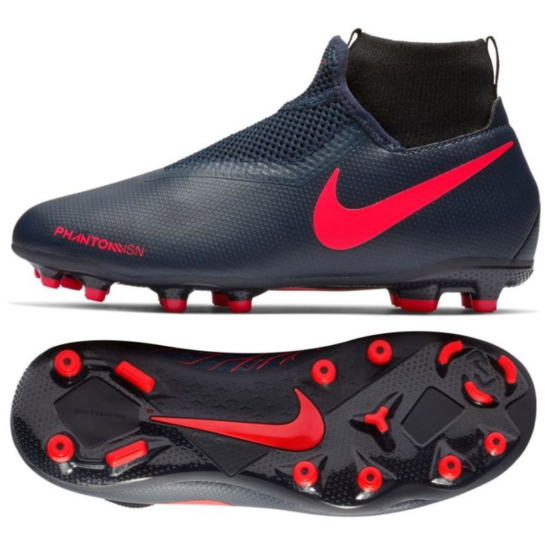 Nike Phantom Vsn Academy Df Fg Jr AO3287-440 albastru albastru marin