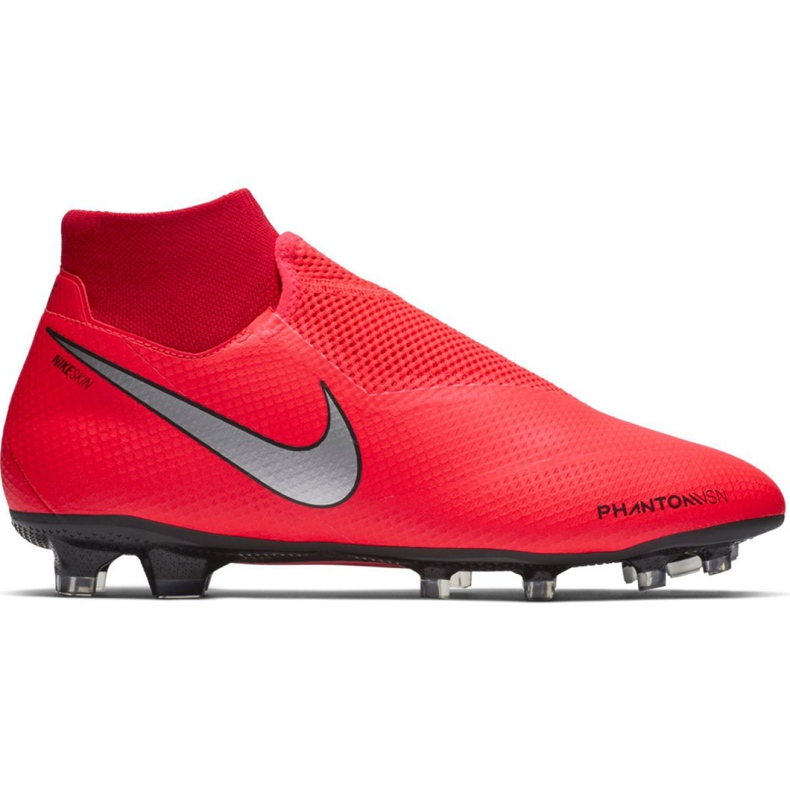 Pantofi de fotbal Nike Phantom Vsn Pro Df Fg M AO3266-600 multicolor roșu