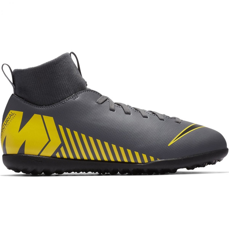 Pantofi de fotbal Nike Mercurial Superfly X 6 Club Tf Jr AH7345-070 negru gri