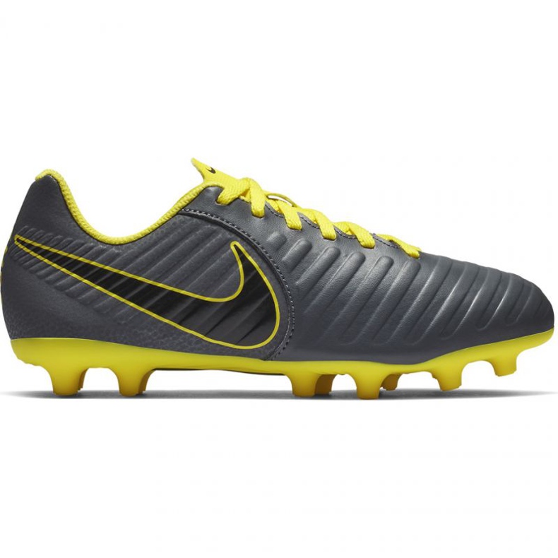 Pantofi de fotbal Nike Tiempo Legend 7 Club Mg Jr AO2300-070 negru gri