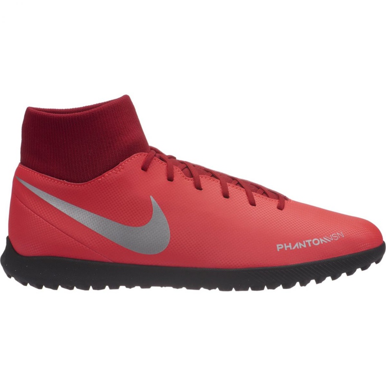 Pantofi de fotbal Nike Phantom Vsn Club Df Tf M AO3273-600 multicolor roșu