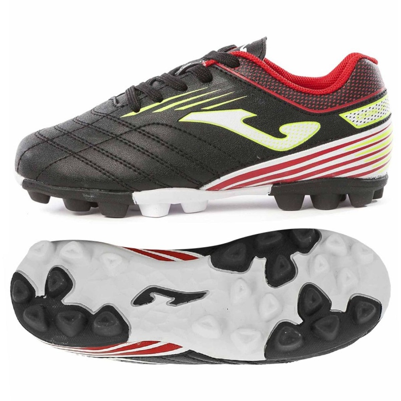 Ghete de fotbal Joma Toledo 901 Fg Jr TOLJS.901.24 multicolor negru Ghete de fotbal Joma Toledo 901 Fg Jr TOLJS.901.24 multicolor negru