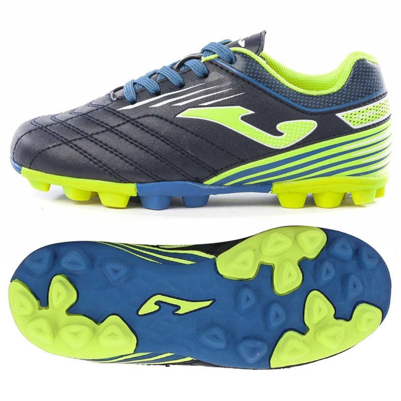 Ghete de fotbal Joma Toledo 903 Fg Jr TOLJS.903.24 multicolor albastru marin Ghete de fotbal Joma Toledo 903 Fg Jr TOLJS.903.24 multicolor albastru marin