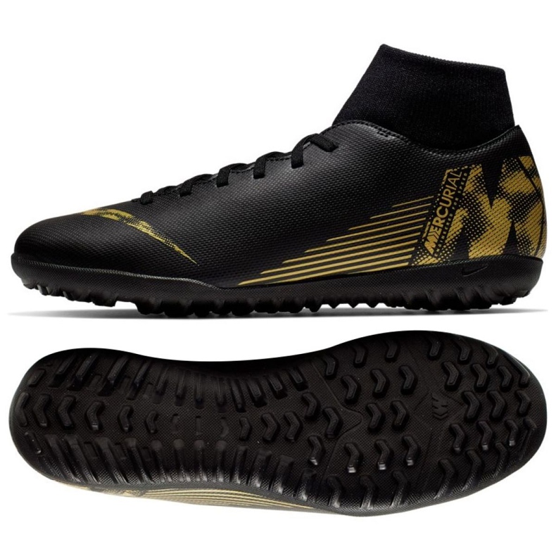 Pantofi de fotbal Nike Mercurial SuperflyX 6 Club Tf M AH7372-077 negru negru