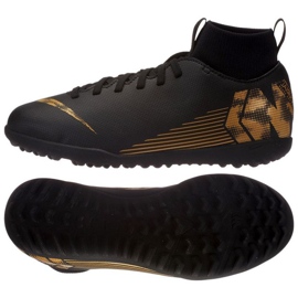 Pantofi de fotbal Nike Mercurial SuperflyX 6 Club Tf Jr AH7345-077 negru negru