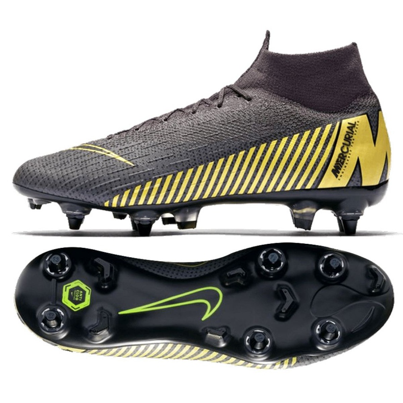 Pantofi de fotbal Nike Mercurial Superfly 6 Elite SG-Pro Ac M AH7366-077 multicolor negru