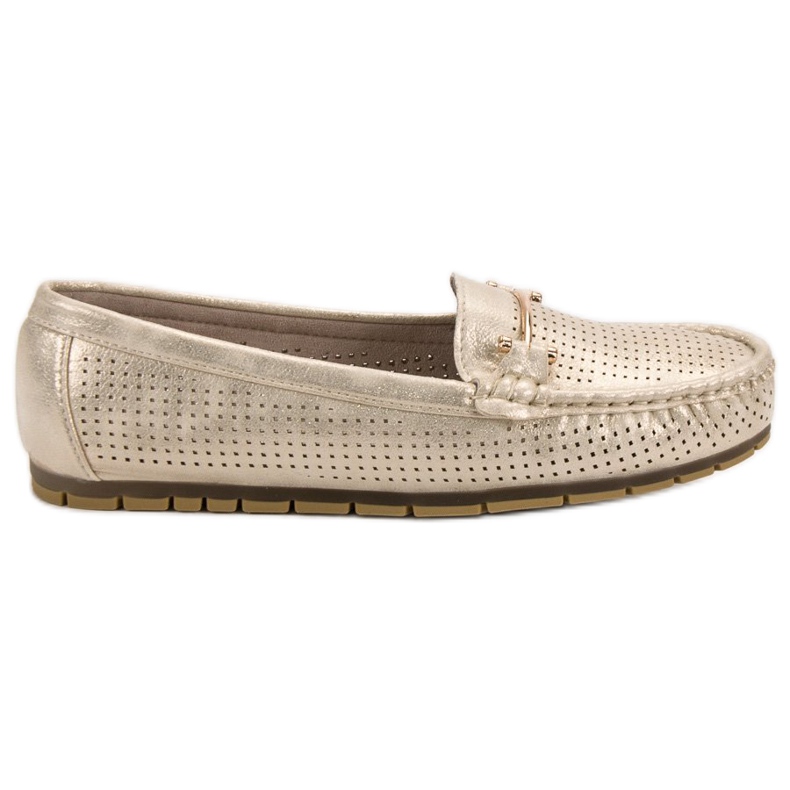 Kylie Mocasini strălucitori galben Kylie Mocasini strălucitori galben