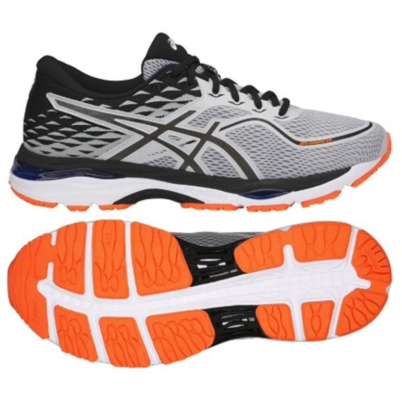 Asics Pantofi de alergare Ascis Gel Cumulus 19 M T7B3N-9601 negru gri