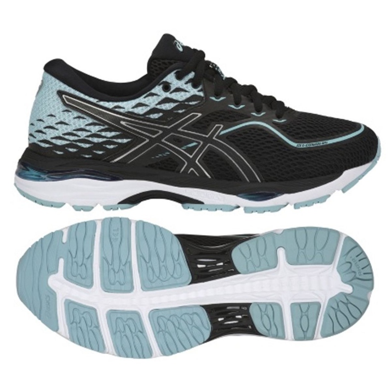 Asics Pantofi de alergare Ascis Gel Cumulus 19 M T7B8N-9014 negru albastru
