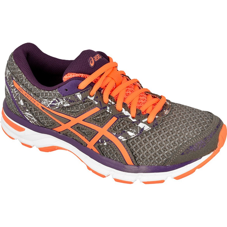 Pantofi de alergare Asics Gel-Excite 4 W T6E8N-9606 violet portocale gri