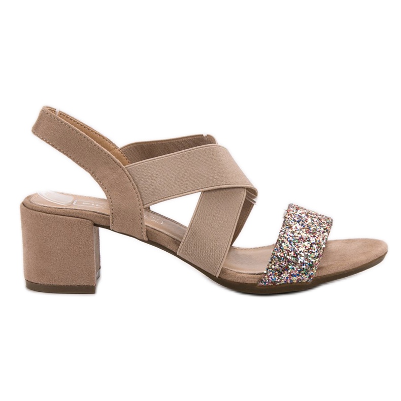 Filippo Sandale Cu Vinceza Glitter maro Filippo Sandale Cu Vinceza Glitter maro