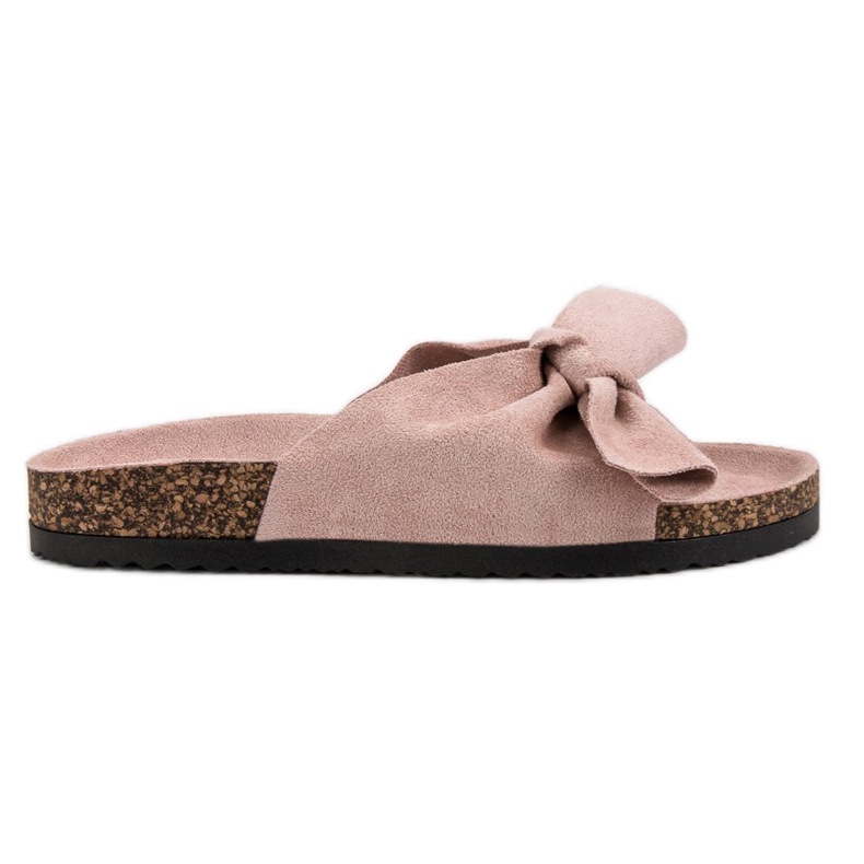 Papuci VINCEZA cu arc roz Papuci VINCEZA cu arc roz