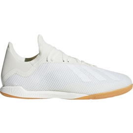 Încălțăminte de interior adidas X Tango 18.3 In M DB2439 alb bej Încălțăminte de interior adidas X Tango 18.3 In M DB2439 alb bej