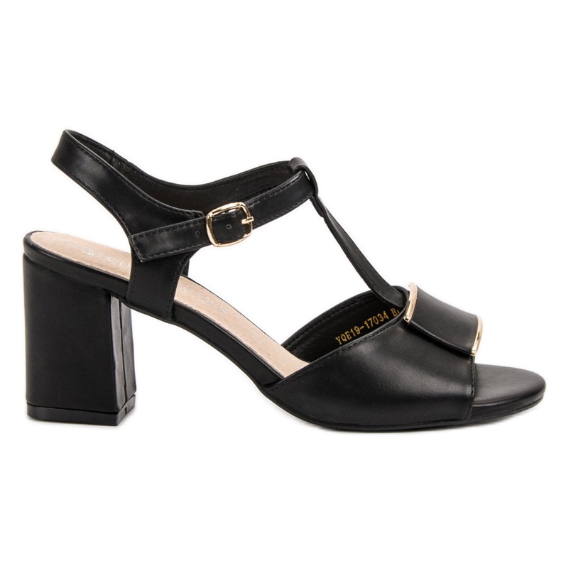 Vinceza Sandale elegante negru Vinceza Sandale elegante negru
