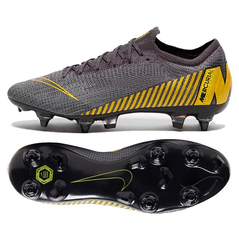 Pantofi de fotbal Nike Mercurial Vapor 12 Elite Sg Pro Ac M AH7381-070 gri gri Pantofi de fotbal Nike Mercurial Vapor 12 Elite Sg Pro Ac M AH7381-070 gri gri