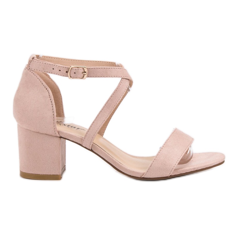 Seastar Sandale din piele de căprioară pe o bară maro