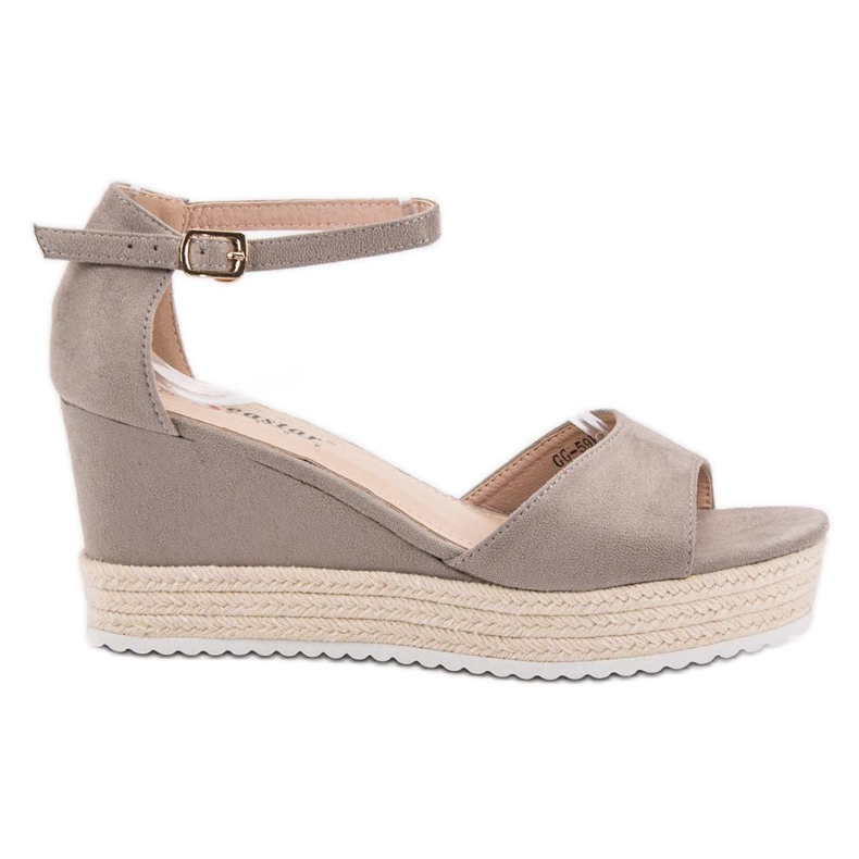 Seastar Sandale cu pană gri