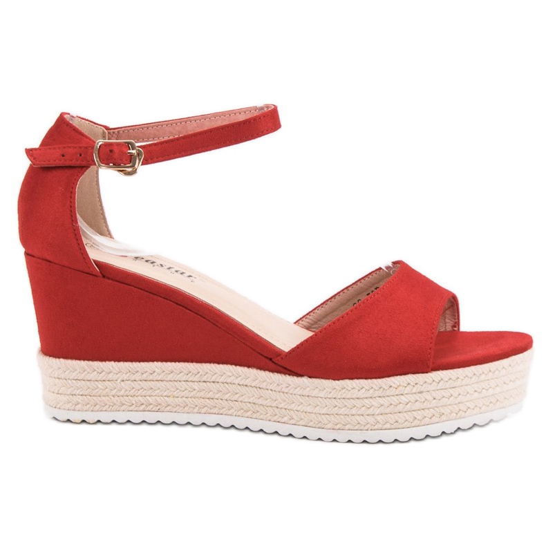 Seastar Sandale cu pană roșie roșu