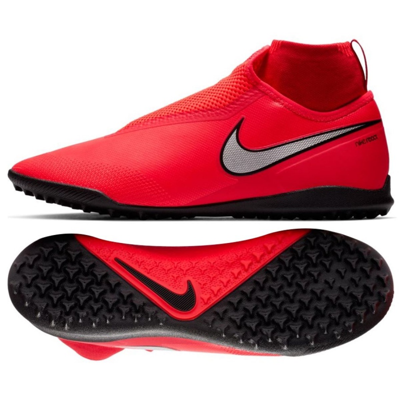 Pantof de fotbal Nike React Phantom Vsn Pro Df Tf M AO3277-600 roșu roșu Pantof de fotbal Nike React Phantom Vsn Pro Df Tf M AO3277-600 roșu roșu