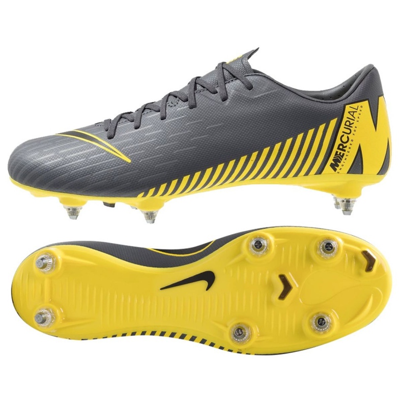 Pantofi de fotbal Nike Mercurial Vapor 12 Academy Sg Pro M AH7376-070 multicolor negru Pantofi de fotbal Nike Mercurial Vapor 12 Academy Sg Pro M AH7376-070 multicolor negru