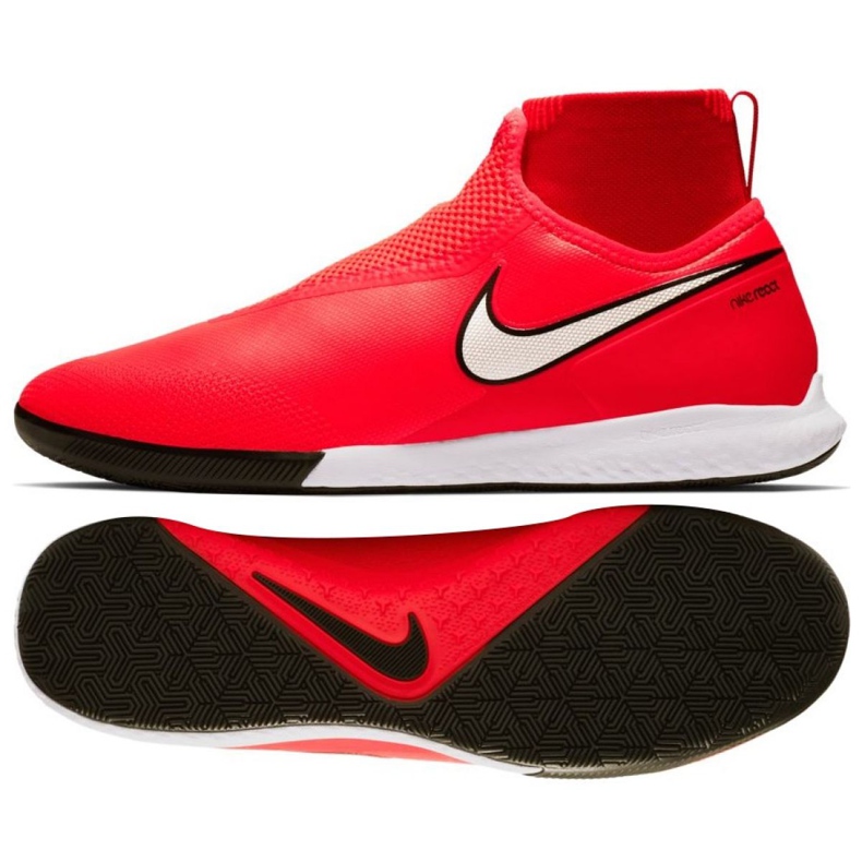 Încălțăminte de interior Nike React Phantom Vsn Pro Df Ic M AO3276-600 roșu roșu