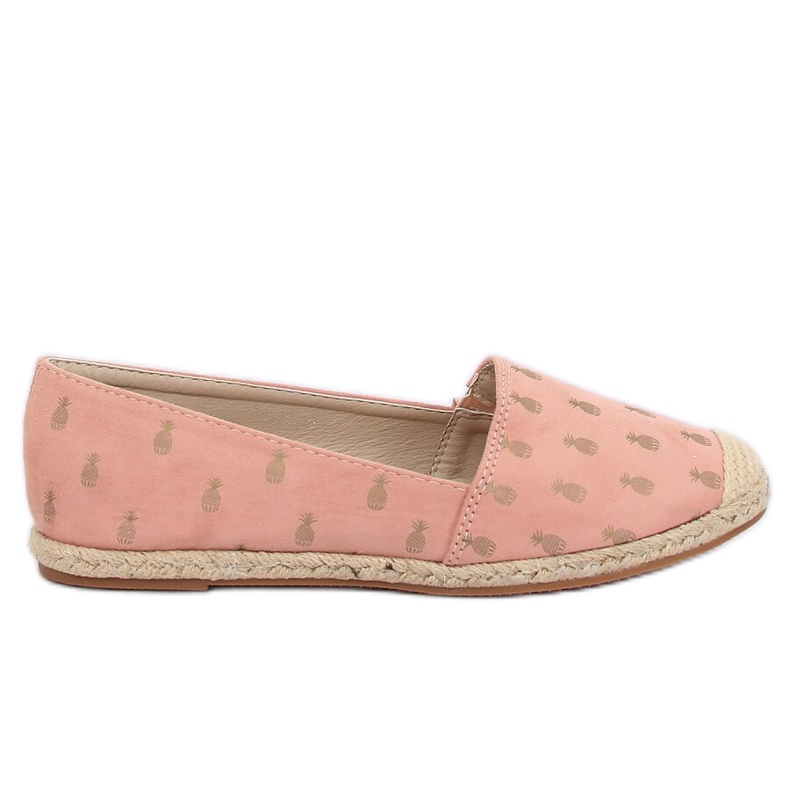Espadrile cu ananas roz 68-82 Roz