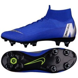 Pantofi de fotbal Nike Mercurial Superfly 6 Elite SG-Pro M AH7366-400 albastru albastru
