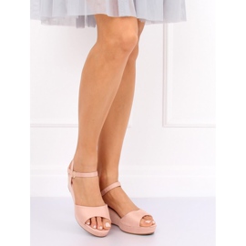 Sandale pe picior mic de toc K-7 Pink II-GAT roz