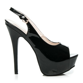 Comer Shine High Heels negru