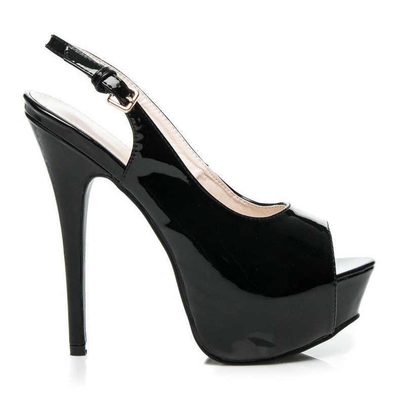 Comer Shine High Heels negru