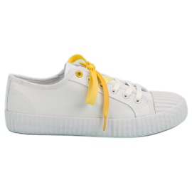 Yes Mile Adidași albi la modă Yes Mile Adidași albi la modă