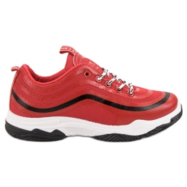 Pantofi sport textile roșu Pantofi sport textile roșu
