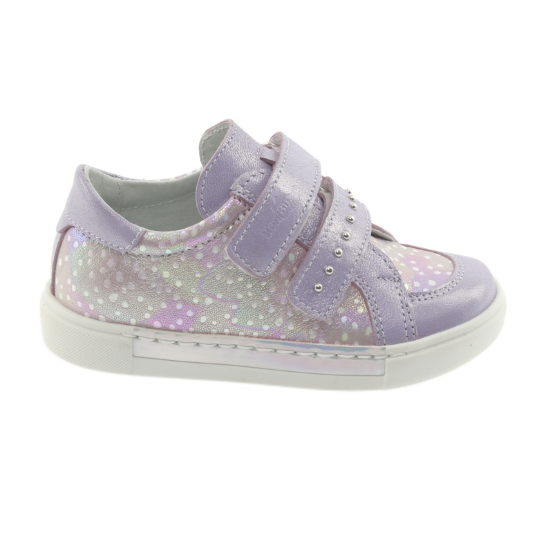 Pantofi cu velcro Ren But 3229 violet deschis gri galben Pantofi cu velcro Ren But 3229 violet deschis gri galben