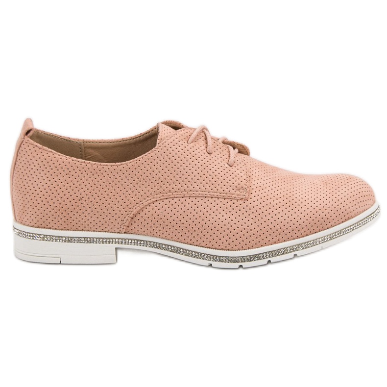 Seastar Pantofi cu pulbere cu cristale roz