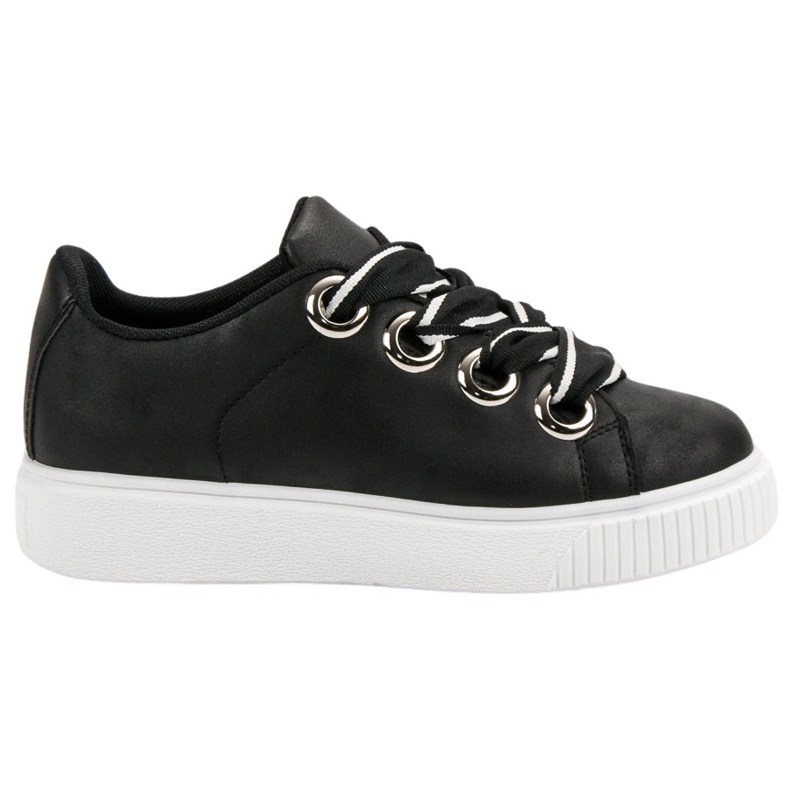 Încălțăminte sport cu sclipici negru