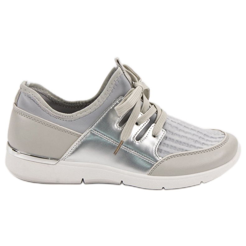 Pantofi sport de alunecare gri