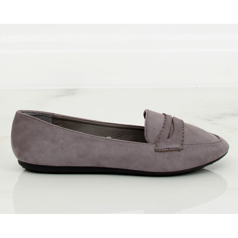Ballerina loafers gri JM6655Q Gris II-GAT