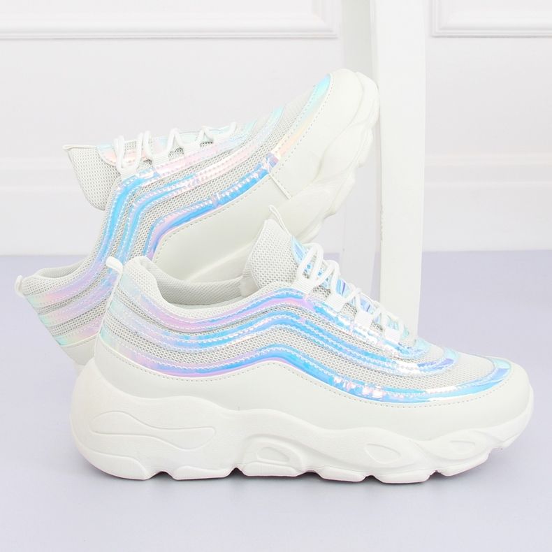 Pantofi sport white LA52P White II-GAT alb